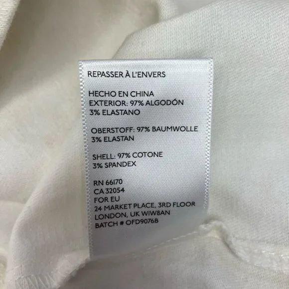 Urban Outfitters Denim Mini Dress | White | Size XS - Picture 9 of 10